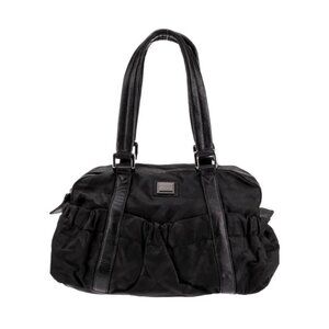 BURBERRY Nylon Check Shoulder Hand Bag